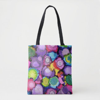 Lila Doodle-Tasche Tasche