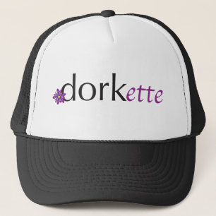 Lila Dorkette Truckerkappe