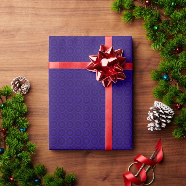 LILA DOTS GESCHENKPAPIER (Feiertagsgeschenk)