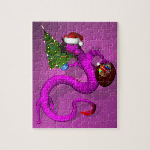 Lila Drache 8x10