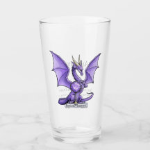 Lila Drache: Birthstone-Amethyst vom Februar
