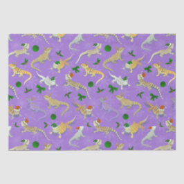 Lila Drache Morph Holiday Seidenpapier
