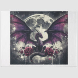 Lila Drache Seidenpapier