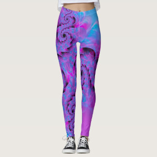 Lila Dragon Swirl Leggings