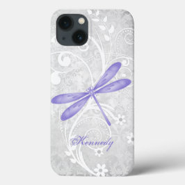 Lila Dragonfly-Personalisierter iPhone-X-Fall Case-Mate iPhone Hülle