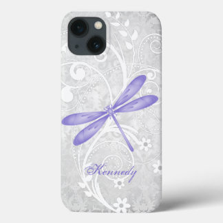 Lila Dragonfly-Personalisierter iPhone-X-Fall Case-Mate iPhone Hülle