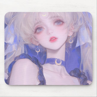 Lila Dreamy Sailor Moon Themed Anime Mousepad