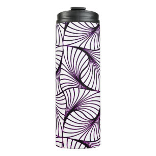 Lila "Drehung Thermal Tumbler Thermosbecher