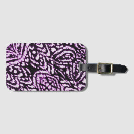 Lila Dschungel Gepäckanhänger