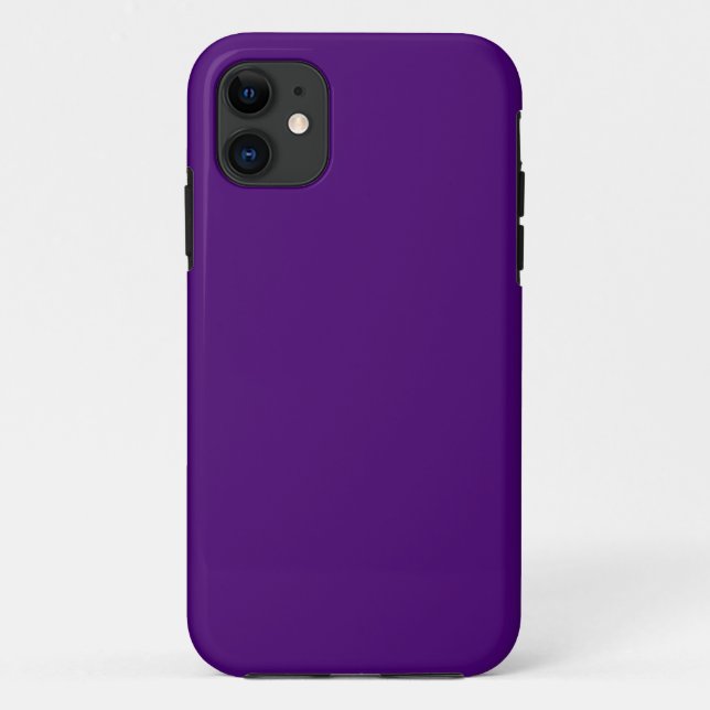 Lila dunkle Farbe Case-Mate iPhone Hülle (Rückseite)
