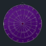 Lila dunkle Farbe Dartscheibe<br><div class="desc">Solide Farbe dunkel reich lila Design.</div>