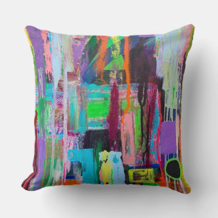 Lila Dunst 20 x 20 Baumwoll-Wurfkissen Kissen