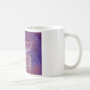 Lila Dunst Kaffeetasse