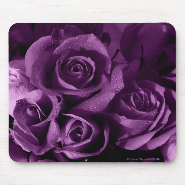 Lila Dunst-Mousepad Mousepad (Vorne)