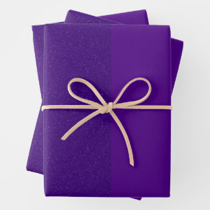 Lila Duo-Finish Vertikale Split Wrap - Anpassen Geschenkpapier Set