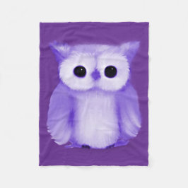 Lila Ei Fleecedecke