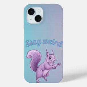 Lila Eichhörnchen Cartoon Pastell Farbverlauf Case-Mate iPhone Hülle