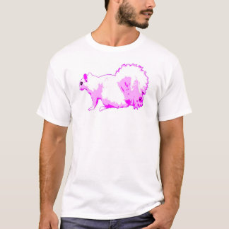 lila Eichhörnchen T-Shirt