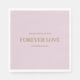 Lila einfache Hochzeit Napkins Serviette