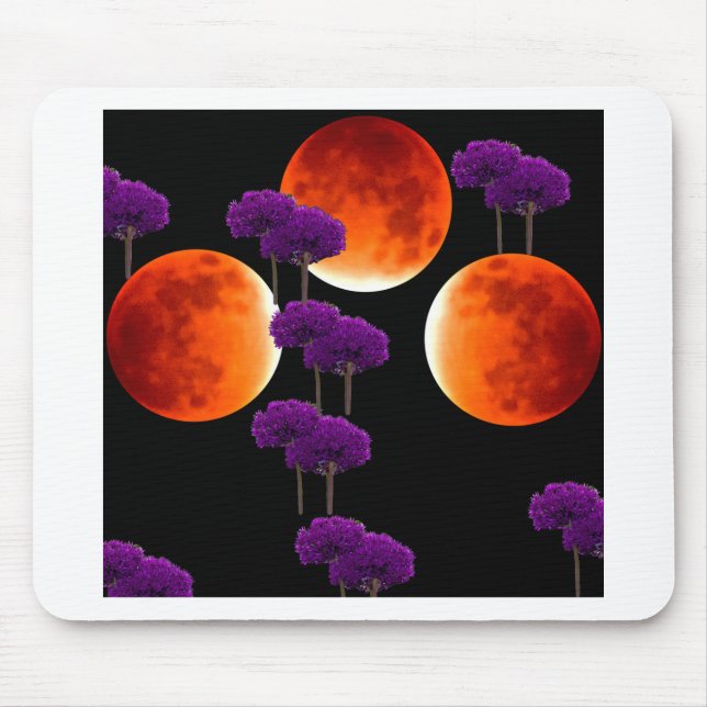 Lila Eingriff Mousepad (Vorne)