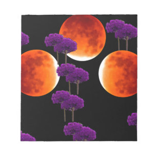 Lila Eingriff Notizblock