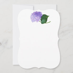 Lila Einladungen von Redoute Hydrangea