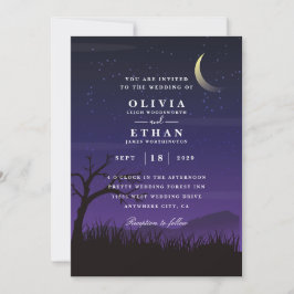 lila Einladungen zur Hochzeit