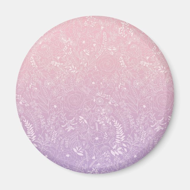 lila Eis Magnet (Vorne)