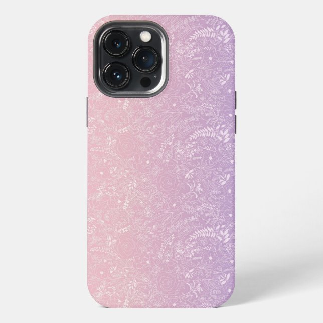 lila eisiger Wind  iPhone 13 Pro Max Hülle (Rückseite)