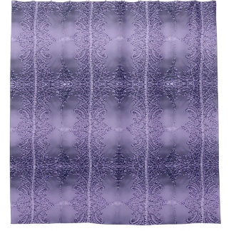 Lila Eleganz Duschvorhang