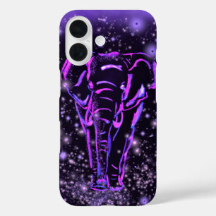 Lila Elephant iPhone Case