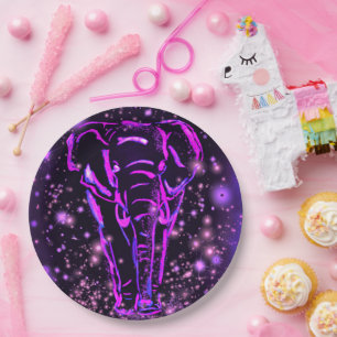 Lila Elephant Paper-Teller Pappteller