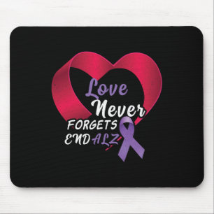 Lila End Alzheimer End Heimer Heimers Awareness Mousepad
