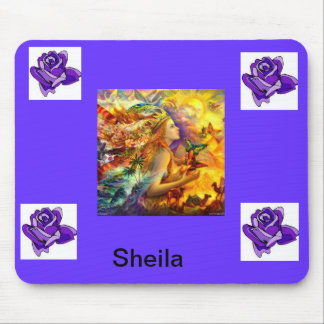 lila EngelsMausunterlage Mousepad