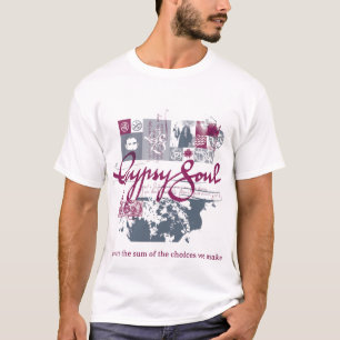 Lila Entwurf des Sinti und Roma-Souls T-Shirt