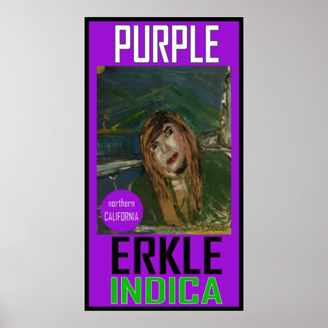 LILA ERKLE INDICA POSTER (Vorne)