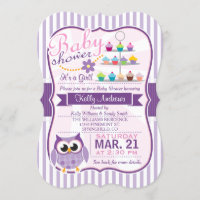 Lila Eule, Pink und Lavendel, Kinderdusche