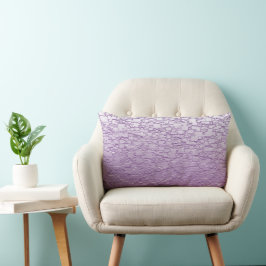 Lila Fade Mini Tile Design Lendenkissen