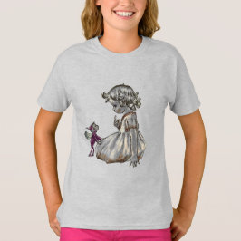 Lila Fairy & Girl Tshirt