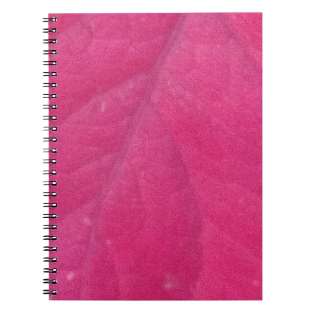 Lila Fall Leaf Notizblock (Vorderseite)