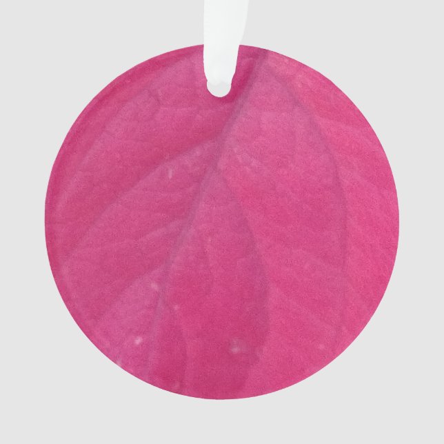 Lila Fall Leaf Ornament (Vorderseite)
