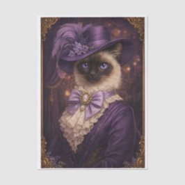 Lila Fancy Kitty  Seidenpapier