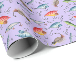 Lila Fänge Geschenkpapier