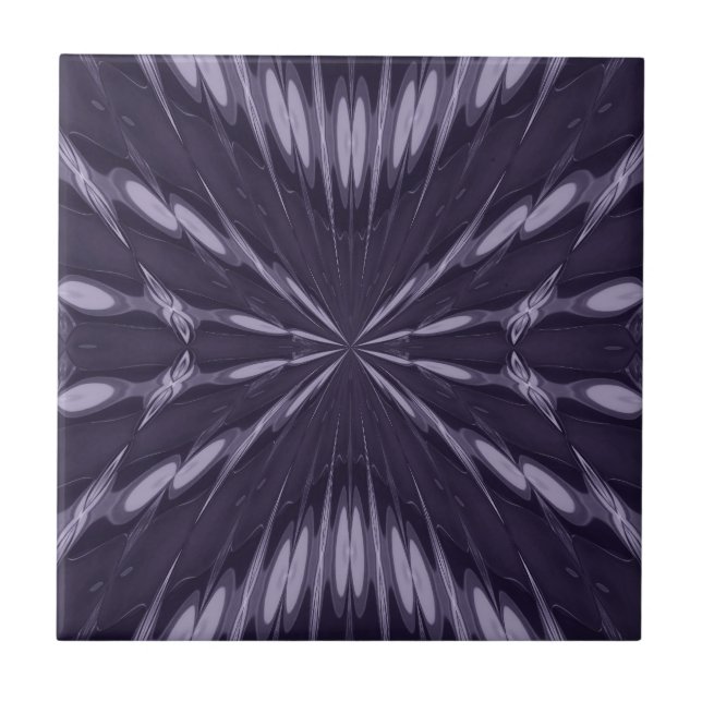 Lila Fantasie Fliese (Vorderseite)
