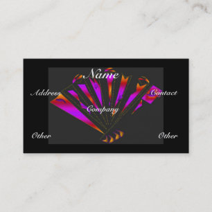 Lila Fantasie Visitenkarte