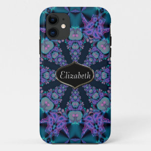 Lila Fantasy Fraktal Individuelle Name iPhone 5 Fa Case-Mate iPhone Hülle