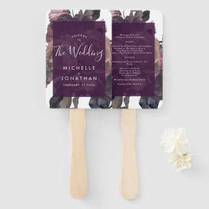 Lila Fantasy-Hochzeit Fächer