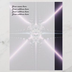 Lila Fantasy Letterhead-Design Briefbogen