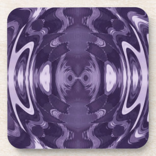 Lila Fantasy Wrapped Canvas Getränkeuntersetzer