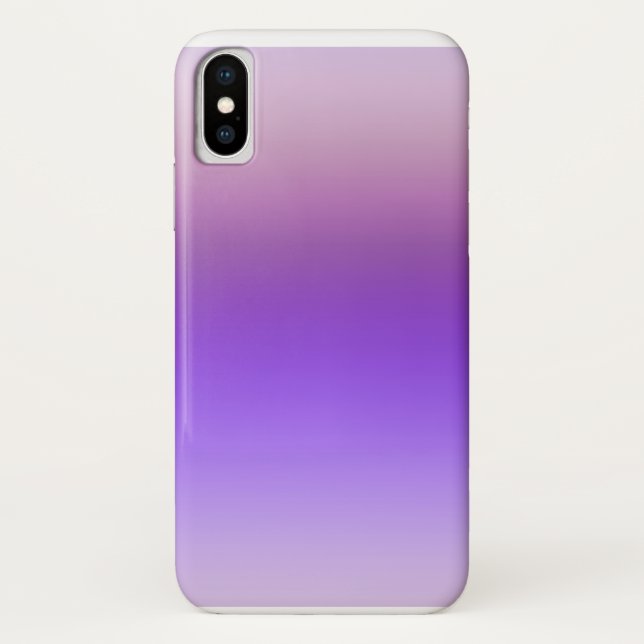 Lila Farbabweichung Ombre Case-Mate iPhone Hülle (Rückseite)